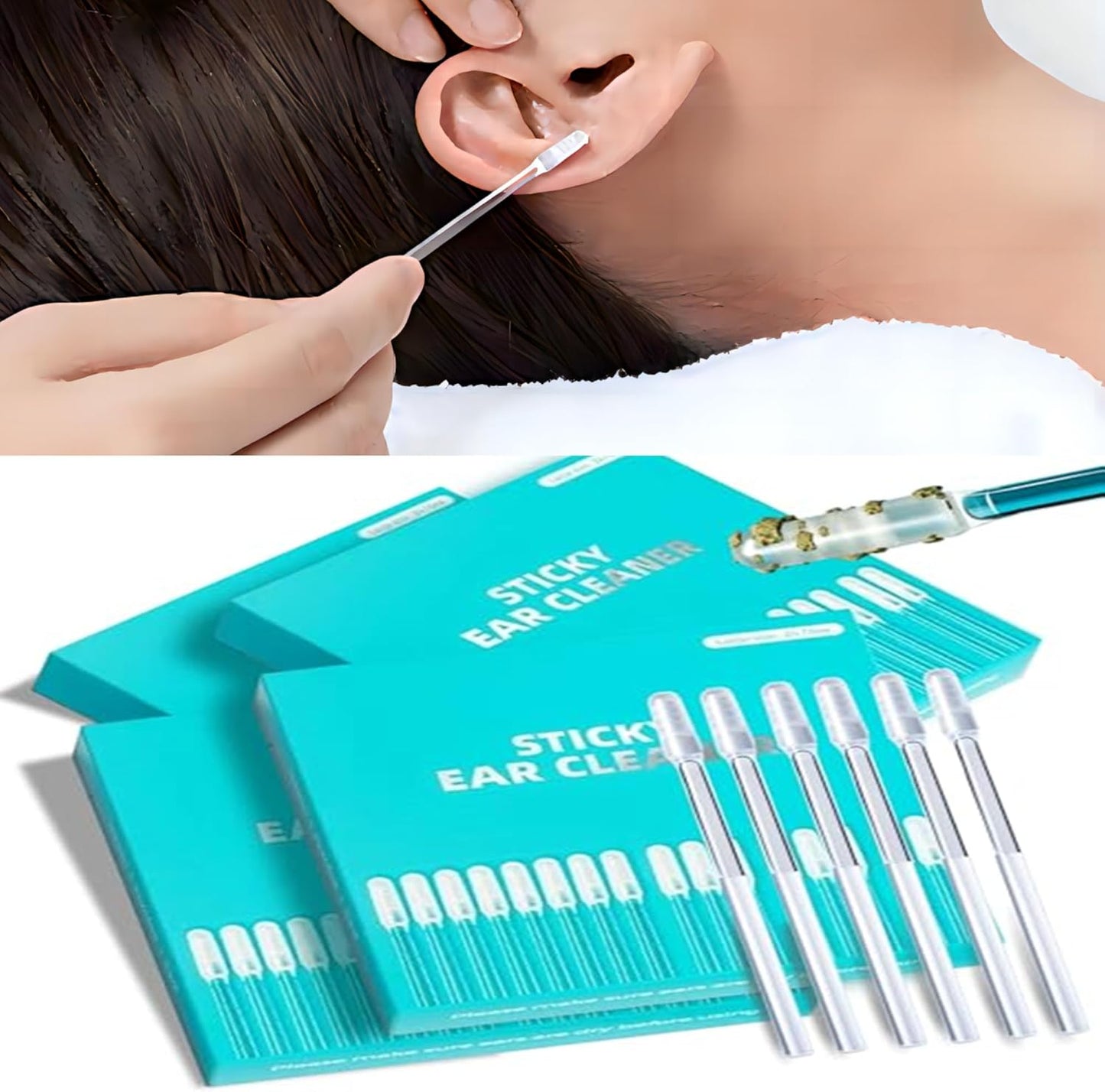 Sticky Earwax Remover Sticks – Safe & Gentle Ear Cleaning Tool 👂✨ | No Pain, No Mess | Quick & Hygienic Ear Care 🔥